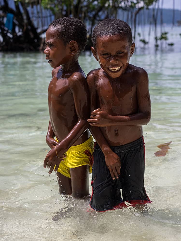 Children in Raja Ampat.